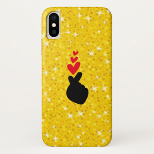 Case-Mate iPhone Case K-Pop Idol Doigt Coeur Love Symbole Téléphone Ca