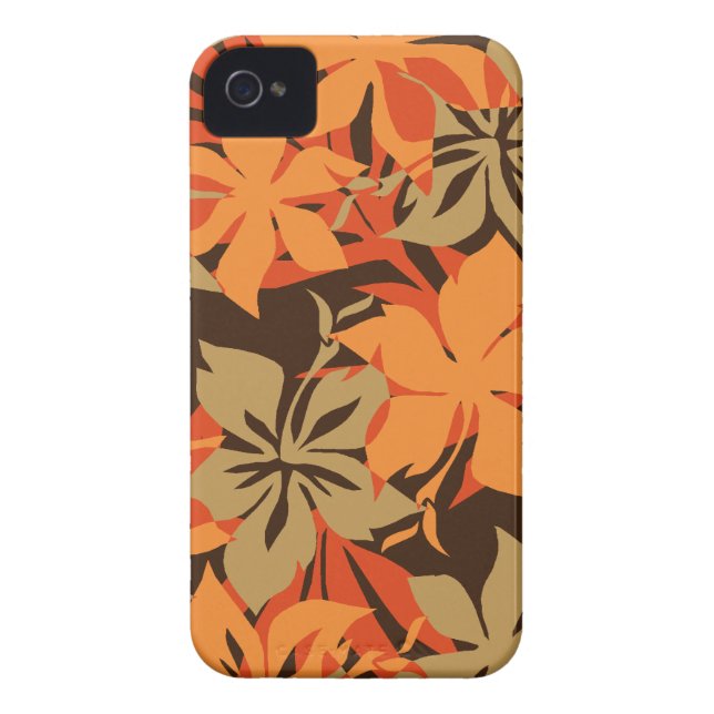 Coques Case-Mate iPhone Kaanapali Camo Hawaiian iPhone 4 cas (Dos)