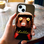 Coque Pour iPhone 15 Kachina Cute Funny Sweet Face Photo Bonjour Citati<br><div class="desc">"Bonjour." Qui peut résister à un visage comme celui-ci ? Gardez les pensées heureuses de vos amis près de votre coeur chaque fois que vous utilisez cette jolie petite boîte de téléphone portable photo colorée. Fait un grand cadeau pour quelqu'un spécial! Vous pouvez facilement personnaliser ce boîtier de téléphone portable...</div>