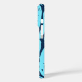 Coques Case-Mate iPhone Kahanu Garden Palm hawaïen Feuille Turquoise (Verso / Gauche)