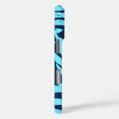 Coques Case-Mate iPhone Kahanu Garden Palm hawaïen Feuille Turquoise (Verso / Droite)