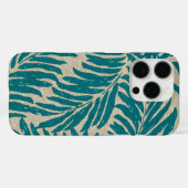 Coques Case-Mate iPhone Kahanu Palms Hawaiian Linen Texture (Verso (horizontal))