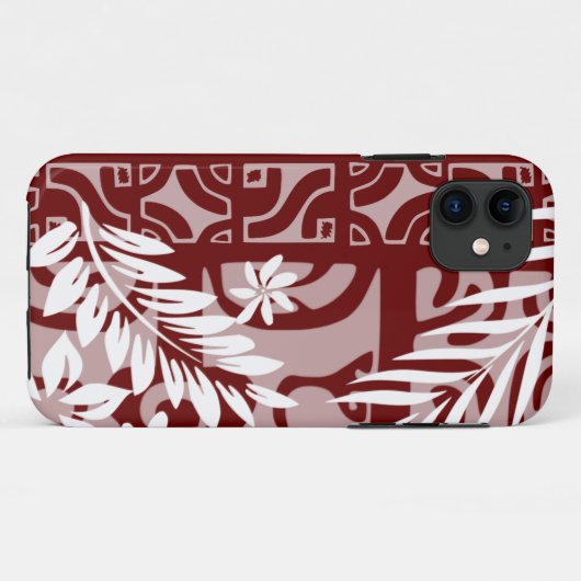 Coques Case-Mate iPhone KAILI (Rouge bordeaux) (Dos (Horizontal))