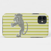 Coques Case-Mate iPhone Kaki Safari en bande avec Leopard (Dos (Horizontal))
