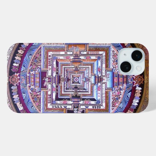 Coques Case-Mate iPhone Kalachakra mandala (Verso (horizontal))