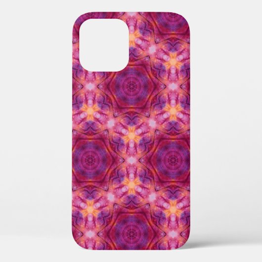 Coques Case-Mate iPhone kaleido violet, violet, orange et bleu (Verso)