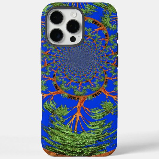 Coques Case-Mate iPhone Kaleidoscope Acacia Arbre Art Imprimer/Graphique (Verso)