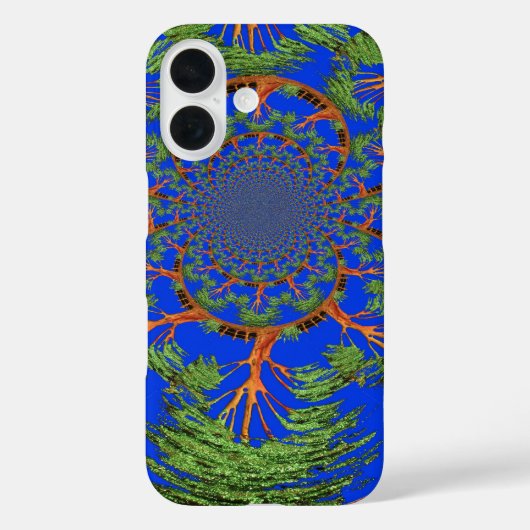 Coques Case-Mate iPhone Kaleidoscope Acacia Arbre Art Imprimer/Graphique (Verso)