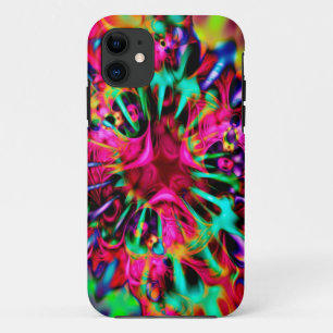 Coque iPhone 11 Kaléidoscope Apophysis Fractal Art - I