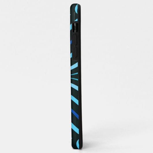 Coques Case-Mate iPhone Kaleidoscope bleu (Dos/Gauche)