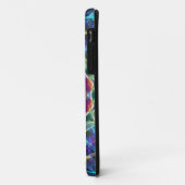 Coques Case-Mate iPhone Kaléidoscope centripète de fleur (Dos/Gauche)