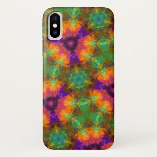 Coques Case-Mate iPhone Kaleidoscope coloré Motif géométrique (Dos)