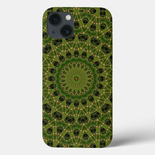 Coques Case-Mate iPhone Kaléidoscope de champignon fascinant (Verso)