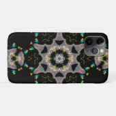 Coques Case-Mate iPhone Kaléidoscope de nuit en velours (Dos (Horizontal))