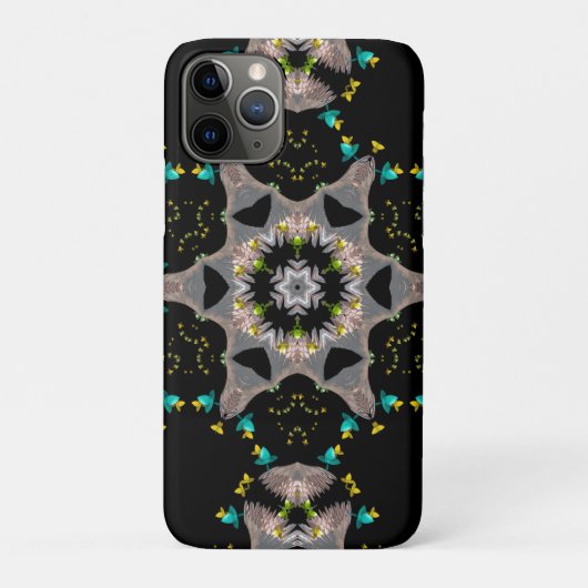 Coques Case-Mate iPhone Kaléidoscope de nuit en velours (Dos)