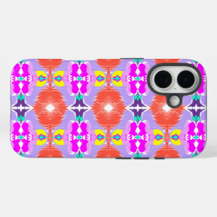 Coques iPhone 16 Kaleidoscope Fleur Solaire