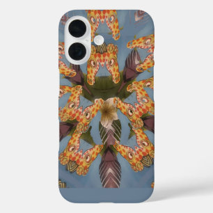 Coques iPhone 16 Kaleidoscope Giraffe Mandala : Safari Art Abstrait