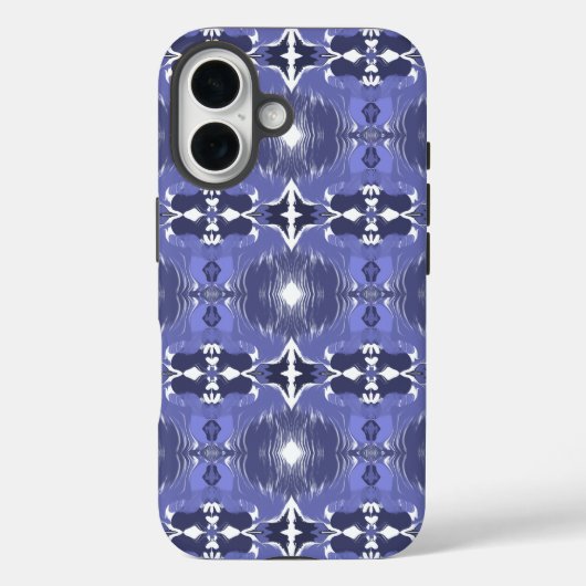 Coques Case-Mate iPhone Kaleidoscope Indigo de Minuit (Verso)