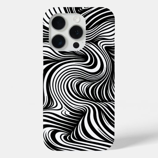 Coques Case-Mate iPhone Kaleidoscope monochrome (Verso)