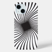 Coques Case-Mate iPhone Kaleidoscope noir et blanc (Verso)