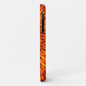 Coques Case-Mate iPhone Kaleidoscope Orange Flames (Dos/Gauche)