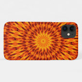 Coques Case-Mate iPhone Kaleidoscope Orange Flames (Dos (Horizontal))