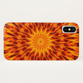 Coques Case-Mate iPhone Kaleidoscope Orange Flames (Dos (Horizontal))