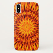 Coques Case-Mate iPhone Kaleidoscope Orange Flames (Dos)