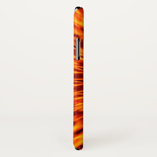 Coques Case-Mate iPhone Kaleidoscope Orange Flames (Dos/Droite)