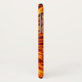 Coques Case-Mate iPhone Kaleidoscope Orange Flames (Dos/Gauche)