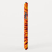 Coques Case-Mate iPhone Kaleidoscope Orange Flames (Dos/Droite)