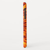 Coques Case-Mate iPhone Kaleidoscope Orange Flames (Dos/Gauche)