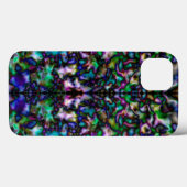 Coques Case-Mate iPhone Kaléidoscope psychédélique coloré (Verso (horizontal))