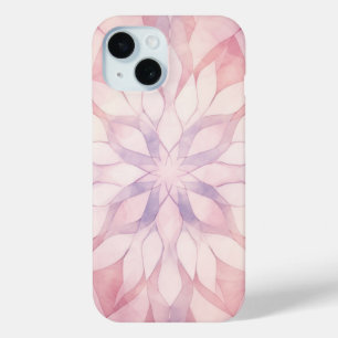 Coque Pour iPhone 15 Kaleidoscope rose