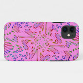 Coques Case-Mate iPhone Kaleidoscope rose (Dos (Horizontal))