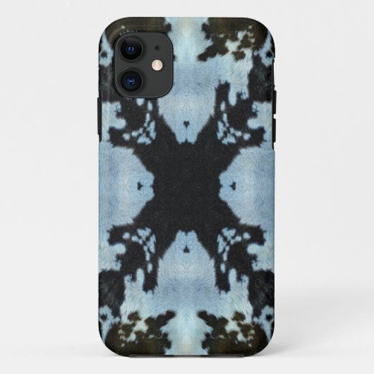 Coques Case-Mate iPhone Kaleidoscope vache cache motif (Dos)