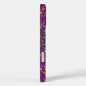 Coques Case-Mate iPhone Kaleidoscope Violet Motif Orné (Verso / Droite)
