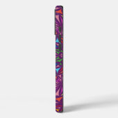Coques Case-Mate iPhone Kaleidoscope Violet Motif Orné (Verso / Gauche)
