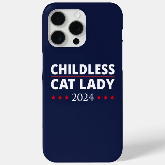 Coques Case-Mate iPhone Kamala Harris - Enfless Cat Lady 2024 III (Verso)