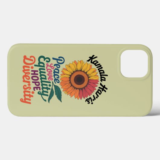 Coques Case-Mate iPhone Kamala Harris Peace Love Equality Hope Diversity (Verso (horizontal))