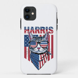 Case-Mate iPhone Case Kamala Harris Présidente 2024 Chat Drôle