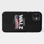 Coques Case-Mate iPhone Kamala Harris Tim Walz Valse 2024 Election (Dos (Horizontal))