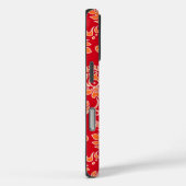 Coques Case-Mate iPhone Kamaole Hawaiian Protea Tropical Floral Rouge Oran (Verso / Droite)