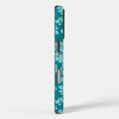 Coques Case-Mate iPhone Kamaole Hawaiian Protea Tropical Floral Turquoise (Verso / Droite)