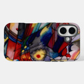 Coques Case-Mate iPhone Kandinsky 1913 Peinture Abstraite (Verso (horizontal))