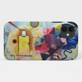 Coques Case-Mate iPhone Kandinsky 1925/jaune/rouge/bleu/pixdezines (Dos (Horizontal))