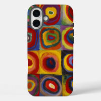 Kandinsky Color Study of Carré Circles