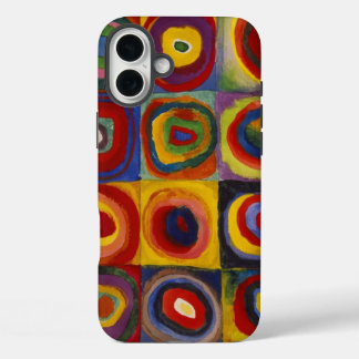 iPhone 16 Plus Case Kandinsky Color Study of Carré Circles