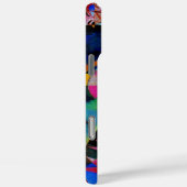 Coques Case-Mate iPhone Kandinsky en peinture Abstraite bleue (Verso / Droite)