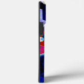 Coques Case-Mate iPhone Kandinsky en peinture Abstraite bleue (Verso / Droite)